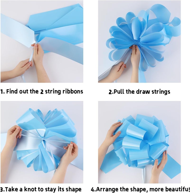 HCHENBOW 14 Inch Big Red Bow,1Pcs Big Bow for Present,Big Gift Bow for Appliances,Bikes,Table Decorations and Party Events Decoration - Image 3